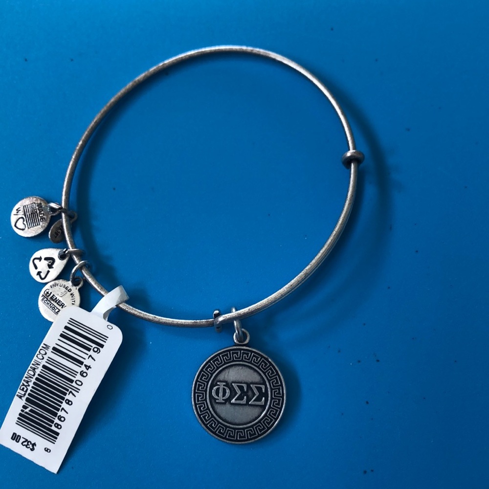 Alex and Ani Silver Sorority Bracelet